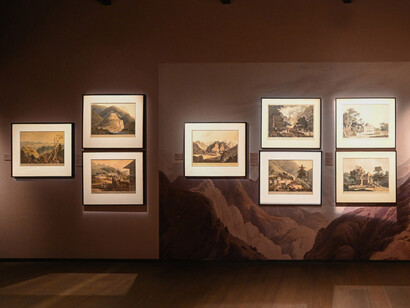 Various artists, The indian picturesque. Landscape painting 1800-1850, exhibition view. Courtesy of DAG