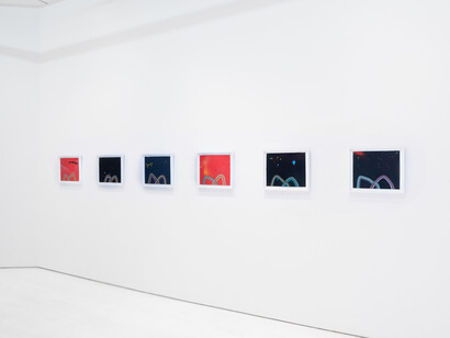 Alicia McCarthy's solo exhibition, exhibition view. Courtesy of Jack Hanley Gallery