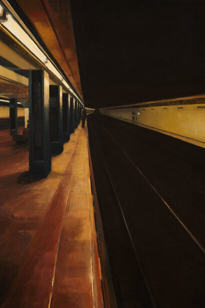 Jeff Bellerose, Subway edge, 2014. Courtesy of Paul Thiebaud Gallery