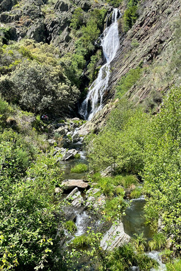 Chorrituelo de Ovejuela, la sierra de Gata, Cáceres, España