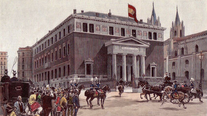 Inauguración del edificio de la Real Academia Española