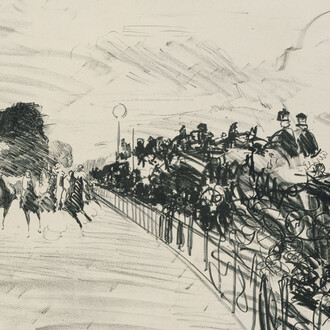 Édouard Manet, Das Rennen, 1865. Mit freundlicher Genehmigung der Staatlichen Museen