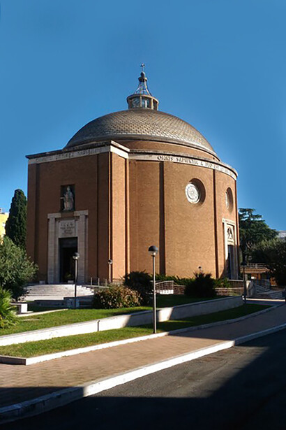 Marcello Piacentini, Cappella Universitaria della Divina Sapienza, 1947, foto Roberto Luciani