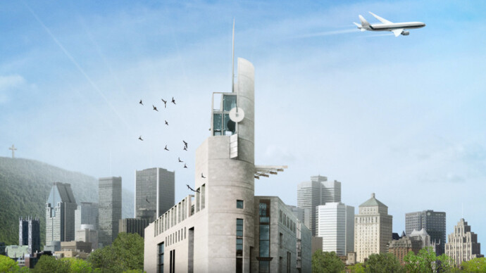 Yours Truly, Montréal multimedia show. Courtesy of Pointe-à-Callière