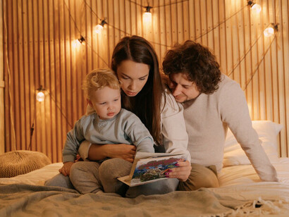Even in the midst of a busy schedule, setting aside time to read a book with your child helps create balance, fostering both bonding and relaxation