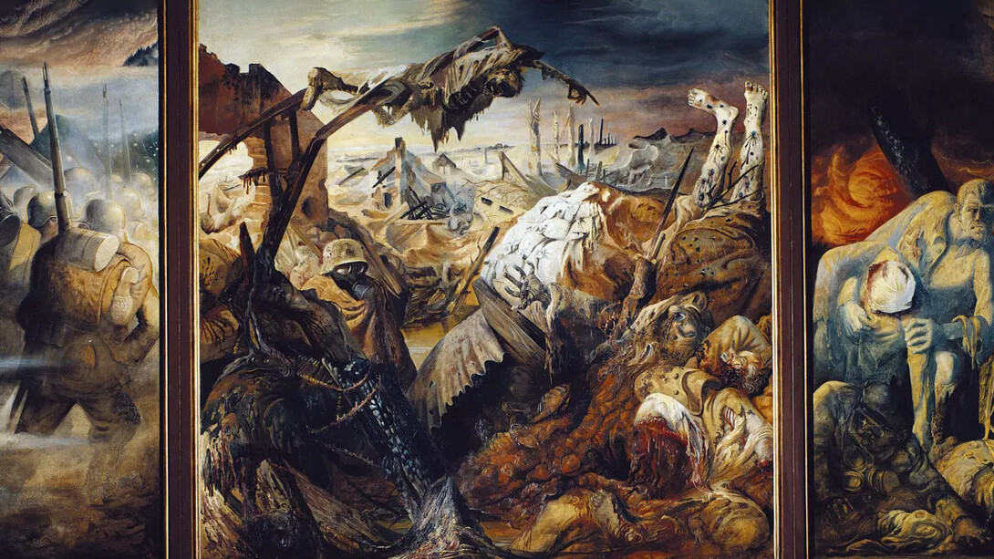 Otto Dix, La guerra (detalle), 1932