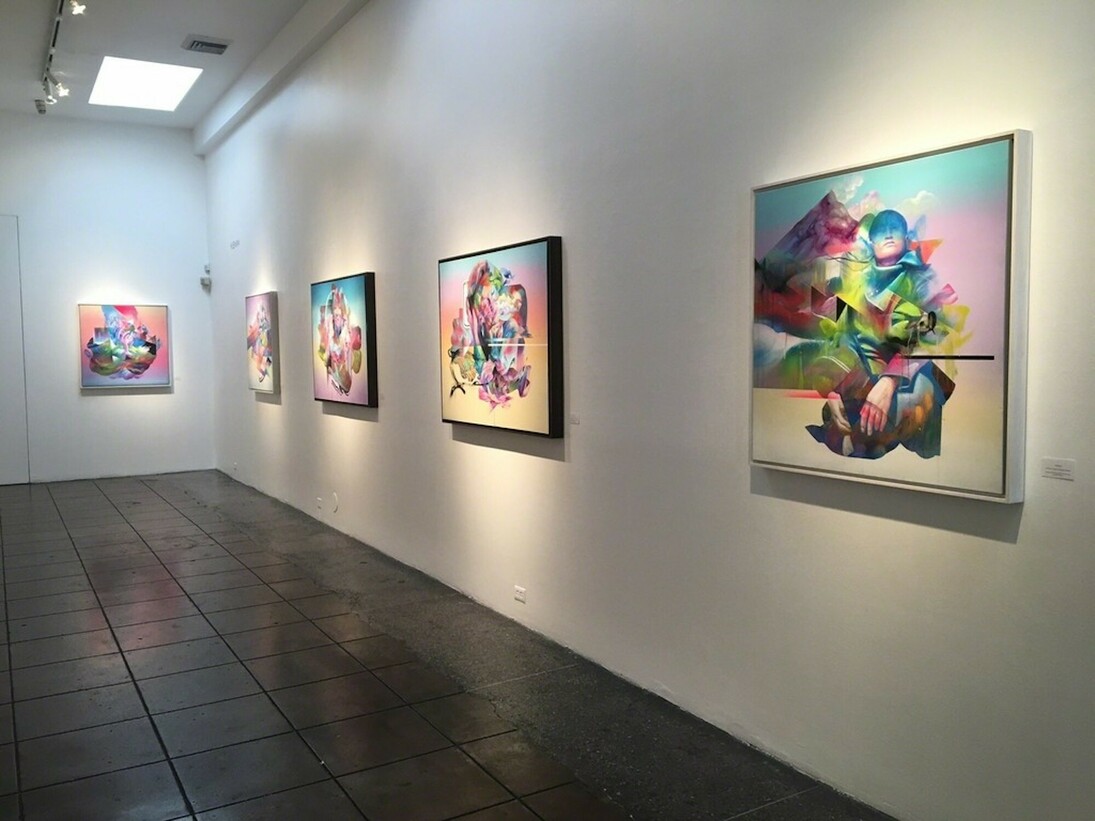 Hueman & Joseph Lee, Exhibition view. Courtesy of KP Projects