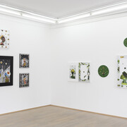 Irina Gabiani, Portraying the universe, vue d'exposition. Avec l'aimable autorisation de la Galerie Nosbaum Reding