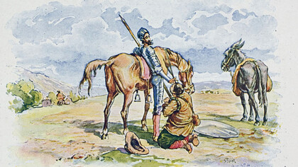 Miguel de Cervantes (1547–1616). El Ingenioso Hidalgo Don Quijote de La Mancha. Ilustración : Gustavo Doré. Al Quijote, como le contaba el viejo profesor de filosofía, le bastaba la recompensa de haber enfrentado a malandrines que ejercían la dominación, incapaces de imaginar que allá abajo, en algún punto, uno de esos seres que ellos manipulan a su antojo podía rebelarse