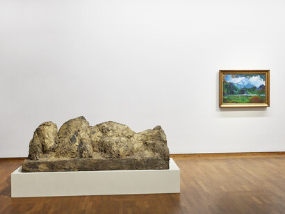 Herbert Boeckl und Hans Josephsohn, Archetypen des figuralen, ausstellungsansicht. Mit freundlicher genehmigung des Leopold Museums