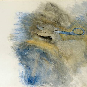 Jim Dine (American, b. 1935), Scissors, 1962, pastel, pencil, and gouache on paper, 22 x 29 1/2 inches, 55.9 x 74.9cm