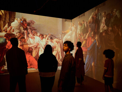 Rome: empire, power, people, exhibition view. Courtesy of Melbourne Museum