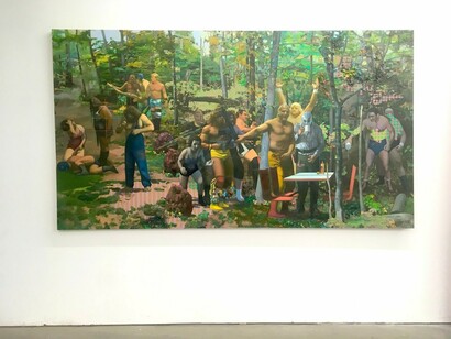 Robert McCann. Bell, Eagle & Anchor, Exhibition view. Courtesy of Amos Eno Gallery