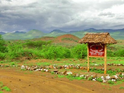 Campi Ya Kanzi. African Landscape 