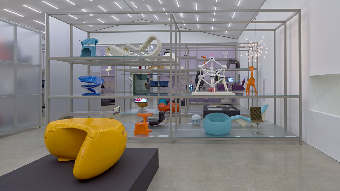 Various artists, Science fiction design. From space age to metaverse, exhibition view. Courtesy of Vitra Design Museum