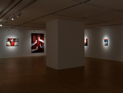Lin Zhipeng (No.223), Relationship duplicates, exhibition view. Courtesy of de Sarthe Gallery