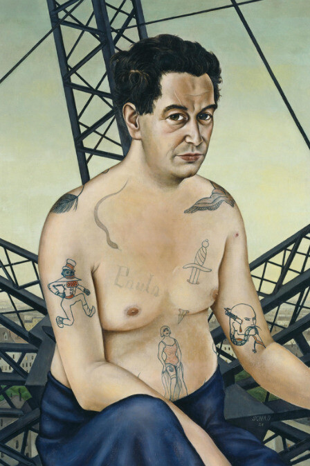 Christian Schad, Bildnis Egon Erwin Kisch, 1928