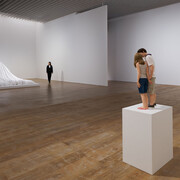 Ron Mueck, exhibition view. Courtesy of Mori Art Museum