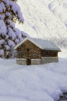 "Después de la nieve", óleo sobre lienzo, Ivan Fedorovich Choultsé, sin fecha