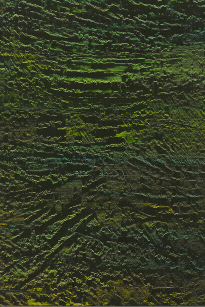 Isa Genzken, “Basic Research”, 1989, oil on canvas, 90 x 75 cm, Courtesy Galerie Buchholz, Berlin/Cologne