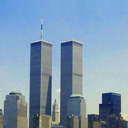 The former World Trade Center in New York
