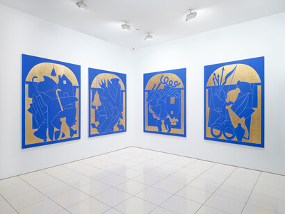 Installation view: Francesco Clemente: Angelus Novus, Artworks © Francesco Clemente; Photo by Argenis Apolinario. Courtesy the artist and Vito Schnabel Gallery