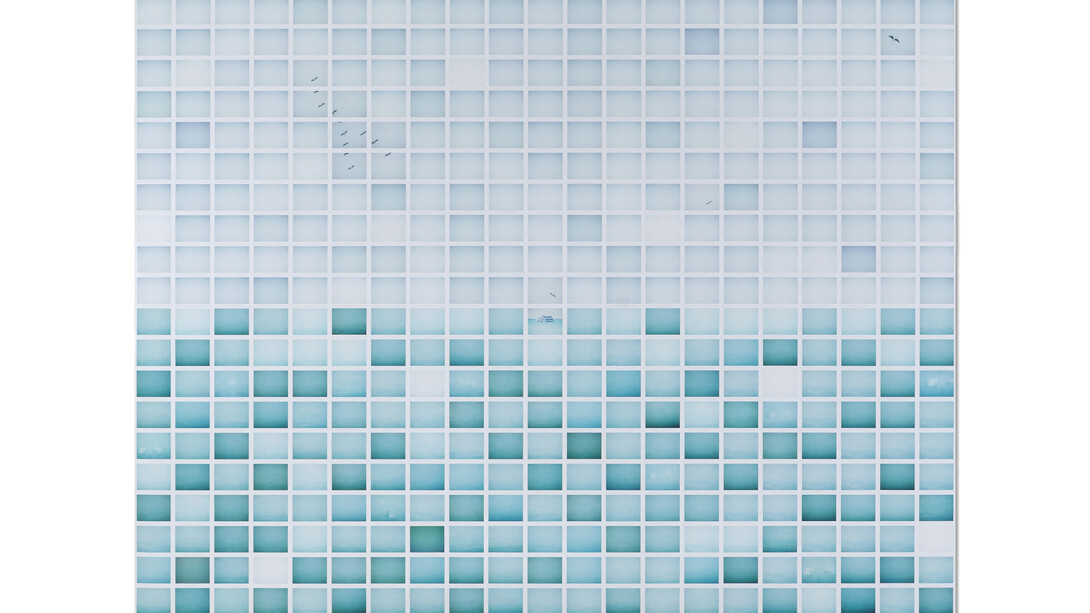 John Messinger, The Day We Saw It All, 504 sheets of instant film, 89.25 x 81 in. 2014 (1 of 1)