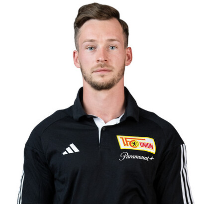 Johannes Thienel, 31 anos, técnico de reabilitação do time Union Berlin