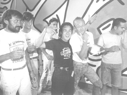 Piergiorgio Castellani e Keith Haring