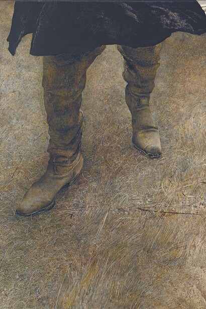 Andrew Wyeth. Hierba pisada. 1951. Témpera sobre tabla. 50,80 x 46,35 cm. © Andrew Wyeth