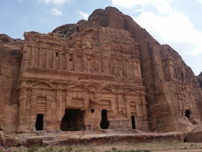 Petra, Jordania. Tumba del palacio