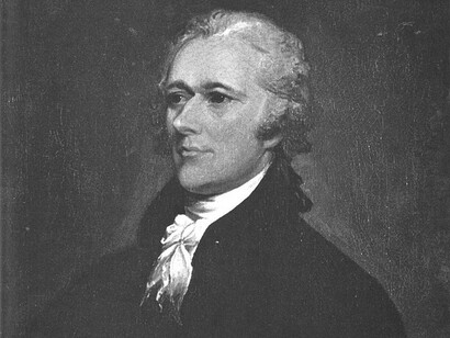 First U.S. secretary of the treasury, Alexander Hamilton