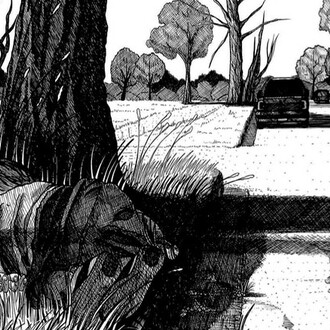 Herman Aguirre, Mas alla de la razón (detail), 2025. Courtesy of Zolla Lieberman Gallery