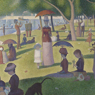 Georges Seurat, French, 1859-1891, A Sunday on La Grande Jatte — 1884, 1884/86