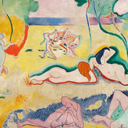 Henri Matisse. Le Bonheur de vivre, 1905–1906. BF719. 2014 Succession H. Matisse / Artists Rights Society (ARS), New York. Photo © The Barnes Foundation