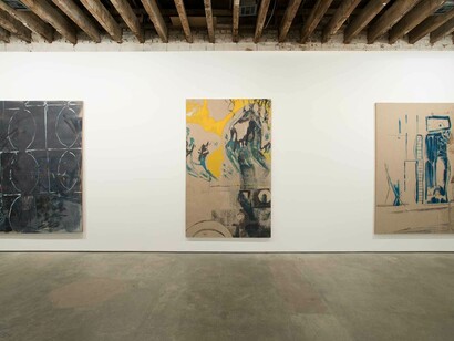 Nick Goss
Bluing, 9 January - 21 February 2016 
installation view, Simon Preston Gallery, New York
