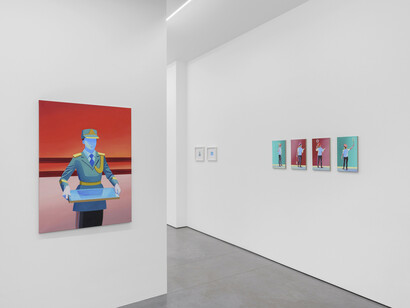 Ara Méndez Murillo, Mina Enowaki et Nancy Moreno, vue de l'exposition. Avec l'aimable autorisation de la Whitehouse Gallery