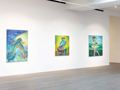 Yuma Radne, The Weight of Water, 2023, installation view. Courtesy of the artist and Steve Turner, Los Angeles