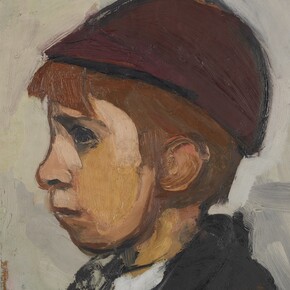 Joan Eardley, Boy’s Head, Oil on board, Government Art Collection, © Estate of the Artist / Image: Crown Copyright, UK Government Art Collection, © Estate of Joan Eardley. All Rights Reserved, DACS 2014