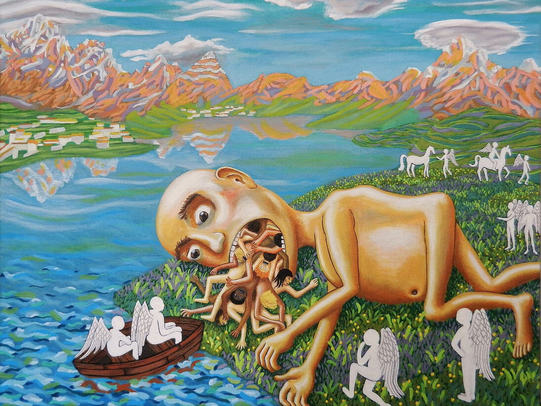 David Shackleton, Derwentwater, Oil on Canvas