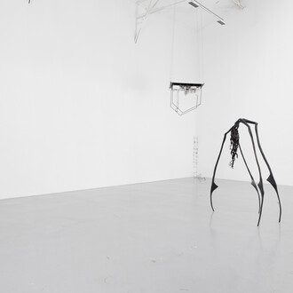 Apollinaria Broche, The unspoken rules of secret play, vue d'exposition. Avec l'aimable autorisation de la Galerie Hussenot