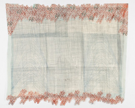 Miki Belenkov, American, b. 1997, City Camouflage, 2017, Screenprinted cotton synthetic blend with pigment-print paste
142.2 x 170.2 cm (56 x 67 inches) TL54.2017.14