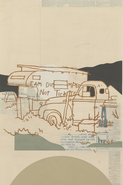 Evan Hecox, Highway 68, 2017. Courtesy of Joshua Liner Gallery