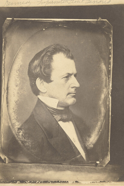 Joseph Camp Griffith Kennedy, about 1860, Mathew Brady studio, salted paper print of a daguerreotype. The J. Paul Getty Museum