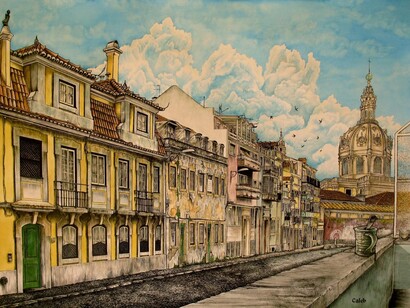 Calebahamm. Saudade, the swallows of Lisboa
