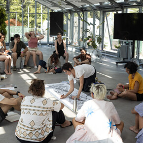 School of ecological imagination, edizione precedente, vista della mostra. Cortesia di Serra Madre