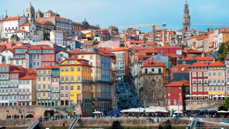 Vista da cidade de Porto, Portugal
