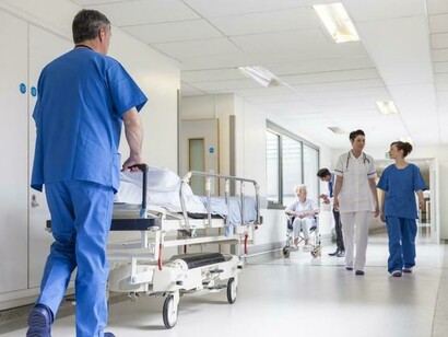 Pasillo de hospital