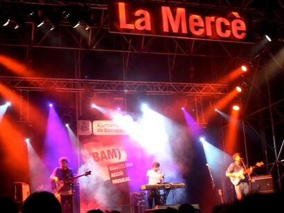 Barcelona. Concierto organizado con motivo ce las fiestas 