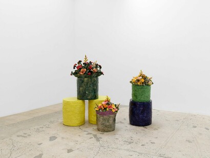 Anabel Juárez, From sunrise to sunset, exhibition view. Courtesy of Anat Ebgi 